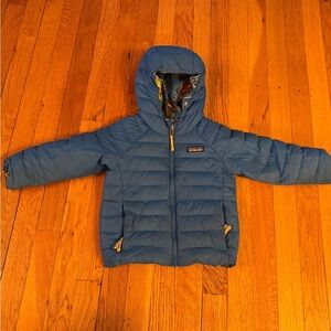 Patagonia reversible hooded puffer jacket